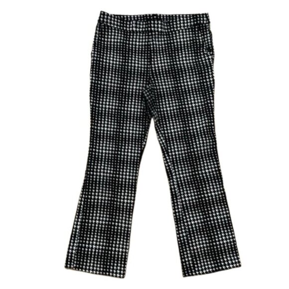 Jules & Leopold Houndstooth Print Mid Rise Trouser Pants - Medium - Picture 1 of 11